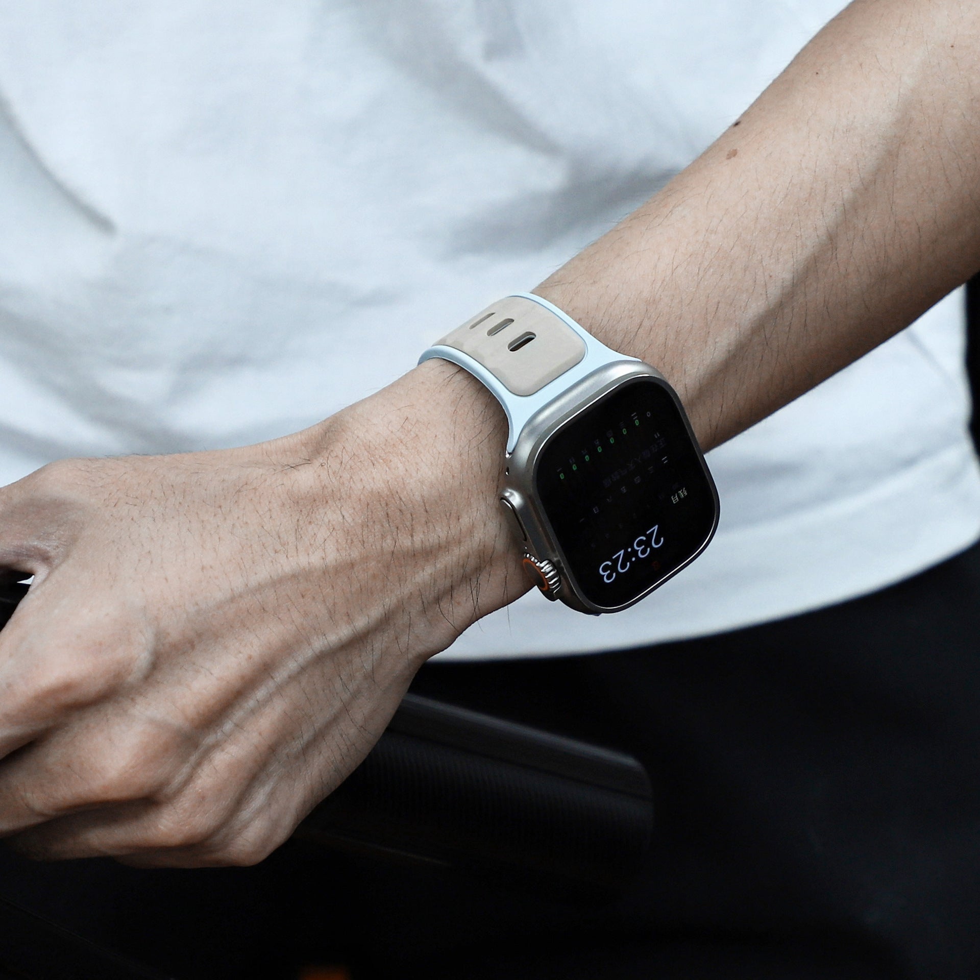 Blue Coffee Premium Aspro Silicone Sports Bands By Shopyholy Compatible For Apple Watch