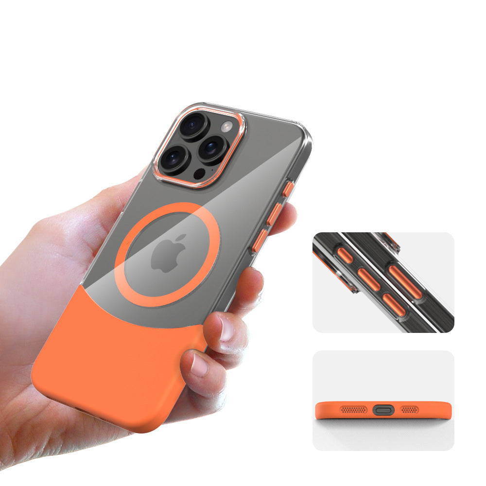 Premium Magnetic Clear Case with Magsafe for iPhone 16 Seires