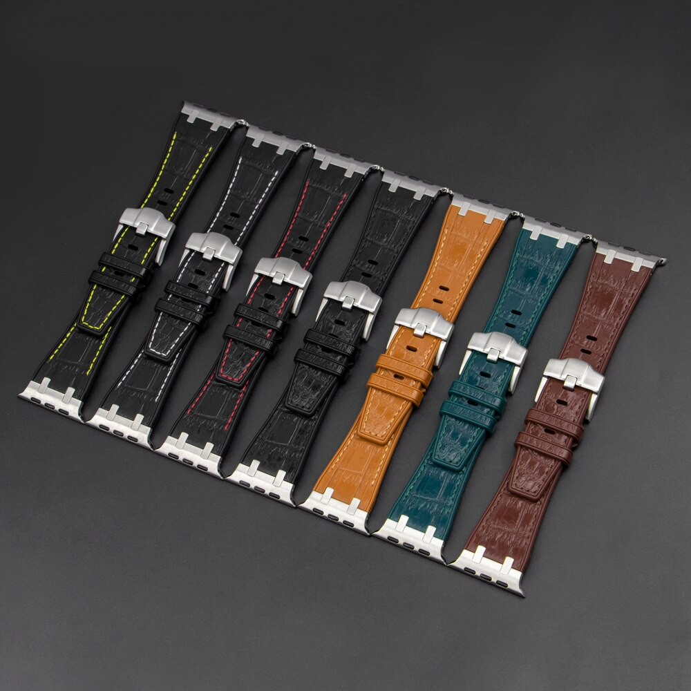 Luxury G-Shock Edition Crocodile Style Sports Bands By Shopyholy Comaptible For iWatch