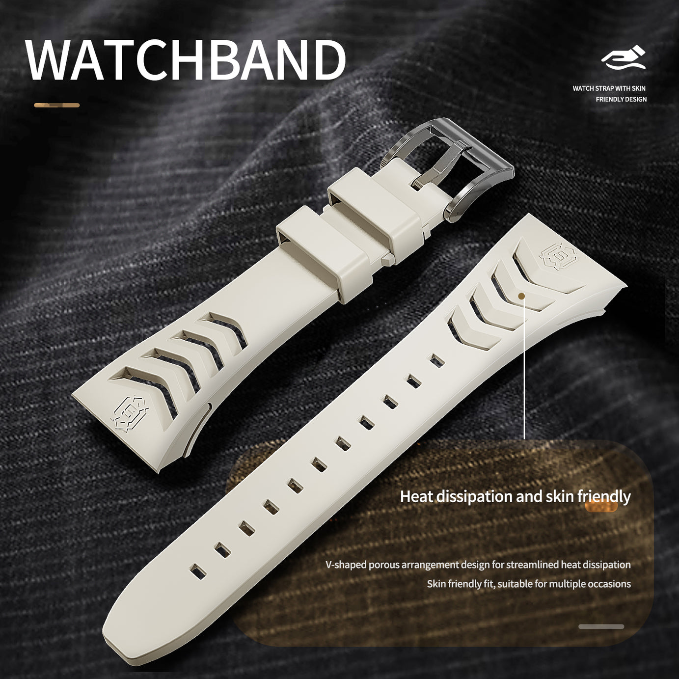 Silver Star Luxury Stainless Steel Case with Silicone Straps For iWatch