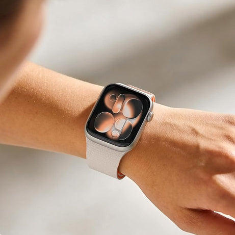 Starlight orange Premium Skin Friendly Magnetic Loop By Shopyholy Comaptible For Apple Watch