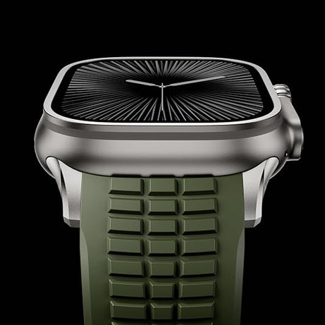 Army Green T Luxury Paladin Sports Bands By Shopyholy Compatible For Apple Watch