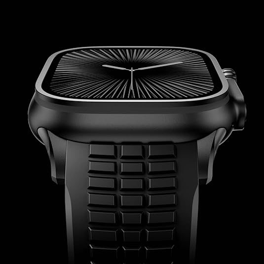 Full Black Luxury Paladin Sports Bands By Shopyholy Compatible For Apple Watch