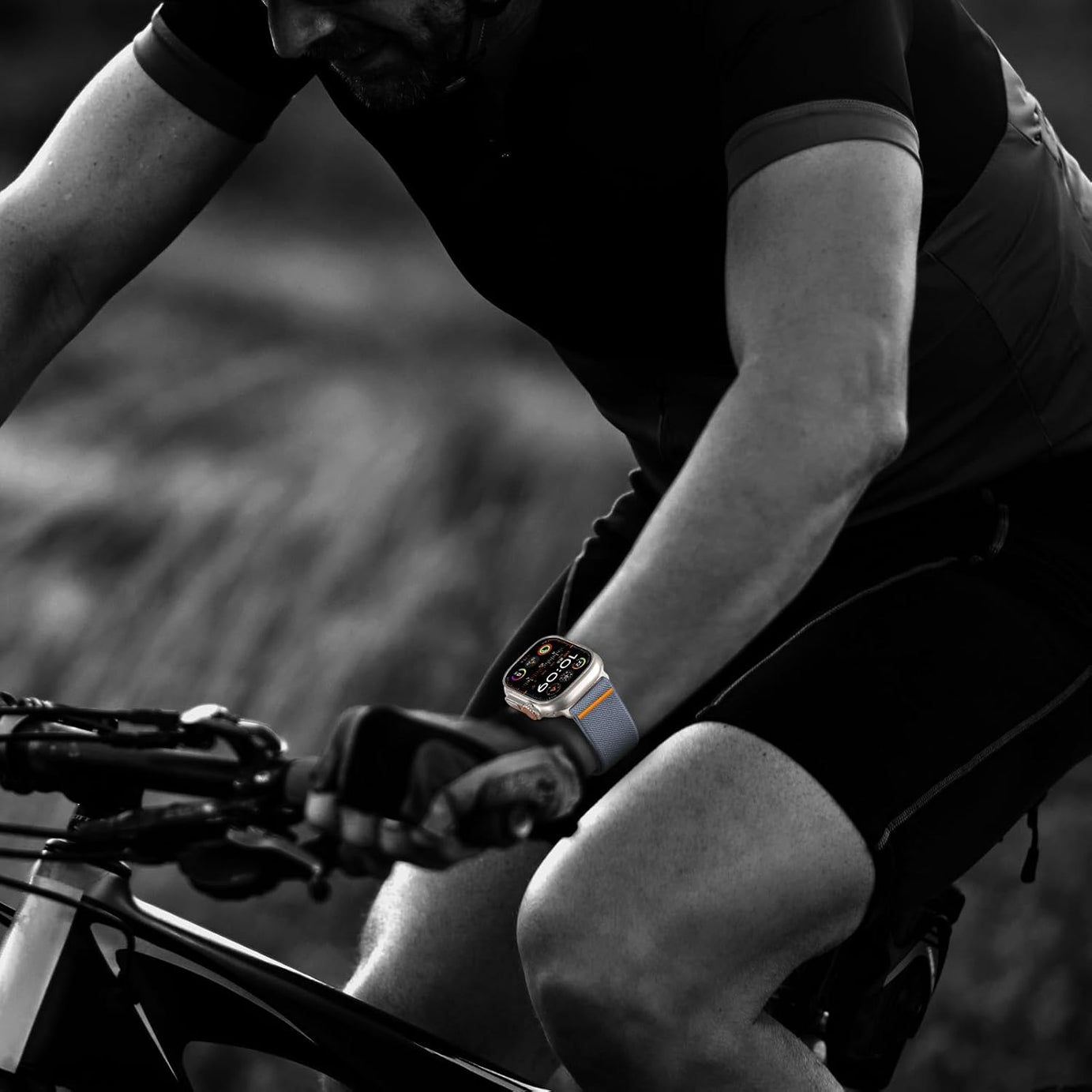 Grey Premium Nylon Paracode Sports Bands By Shopyholy Compatible For Apple Watch