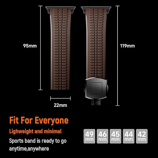 Brown B Luxury Paladin Sports Bands By Shopyholy Compatible For Apple Watch