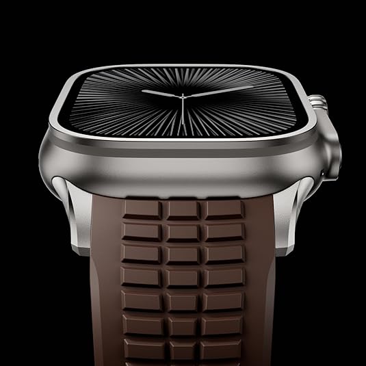 Brown T Luxury Paladin Sports Bands By Shopyholy Compatible For Apple Watch