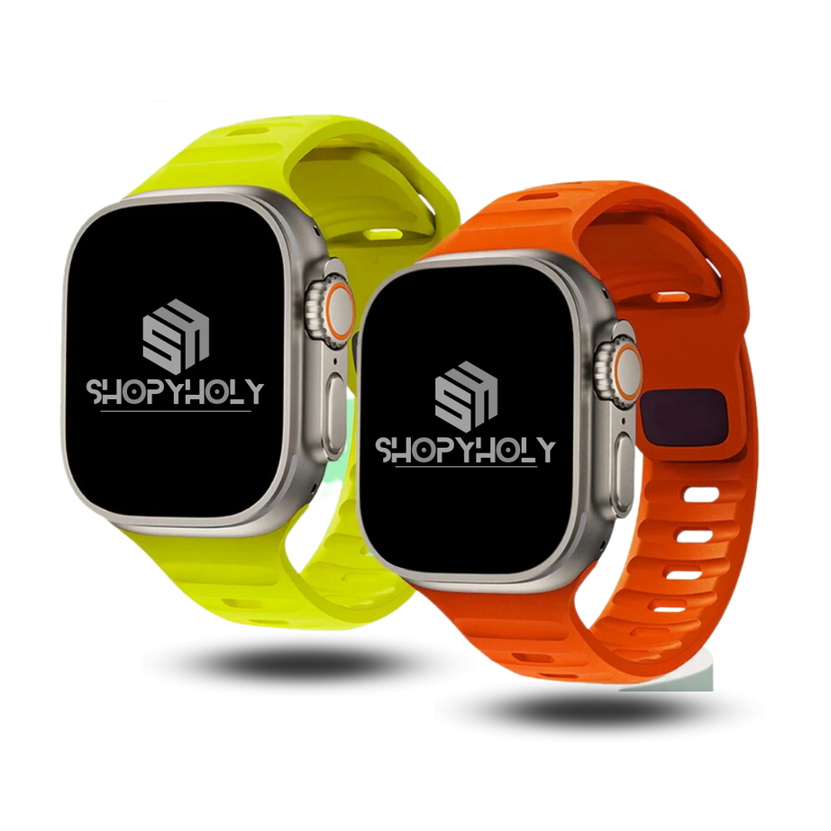 Premium Silicone Sports Bands By Shopyholy Compatible For iWatch