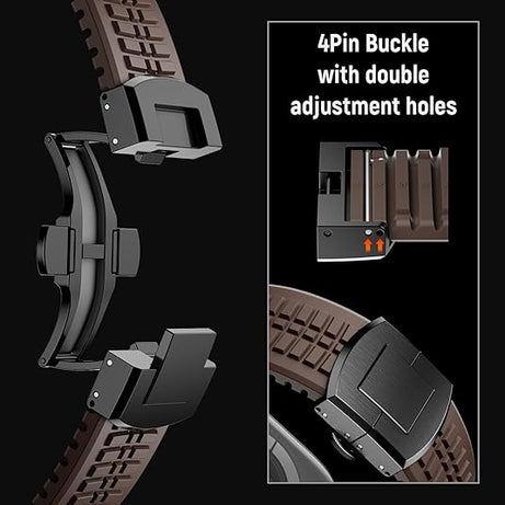 Brown B Luxury Paladin Sports Bands By Shopyholy Compatible For Apple Watch