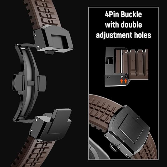 Brown B Luxury Paladin Sports Bands By Shopyholy Compatible For Apple Watch