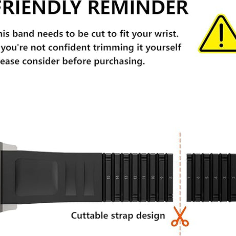 Full Black Luxury Paladin Sports Bands By Shopyholy Compatible For Apple Watch