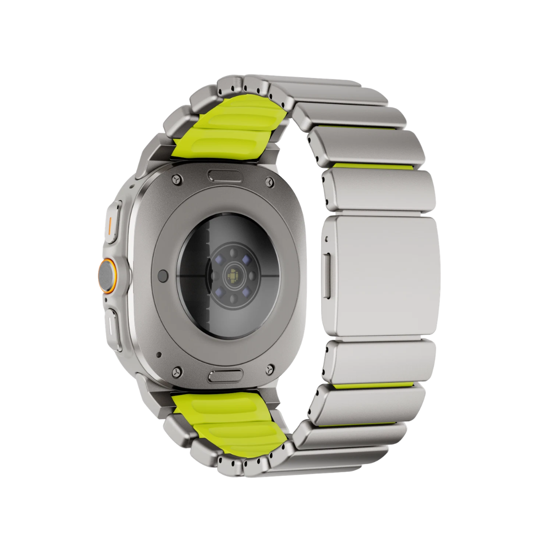 Titanium Green Luxury Ocean Titanium Band for Samsung Galaxy Watch Ultra 47mm