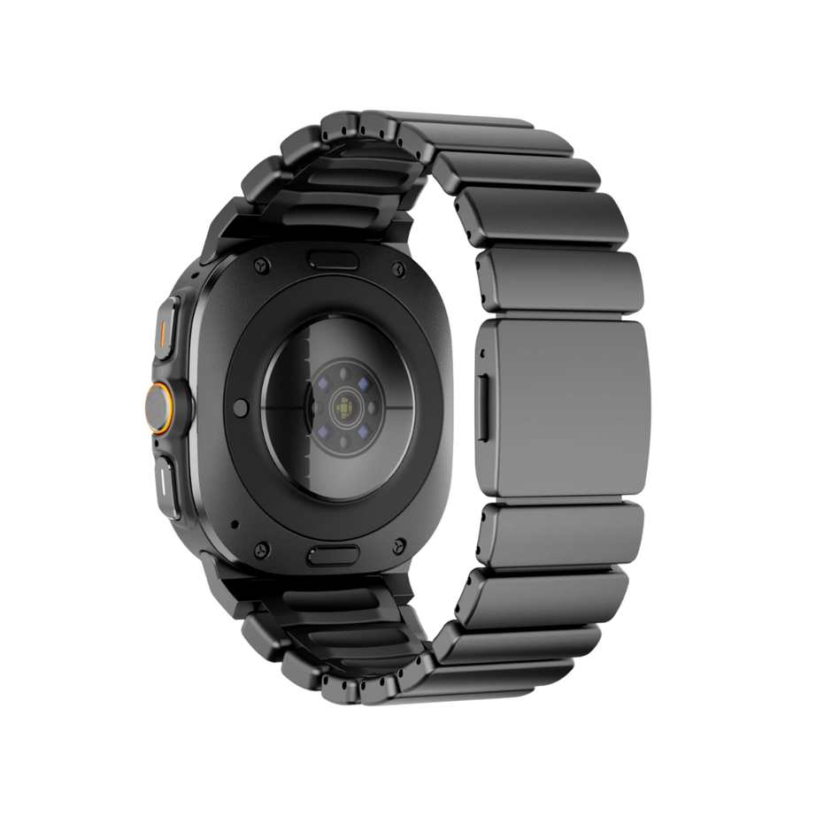 Full Black Luxury Ocean Titanium Band for Samsung Galaxy Watch Ultra 47mm