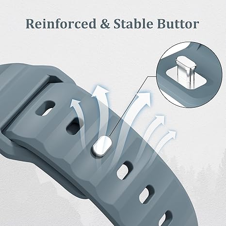 Ocean Blue Premium Ultra Silicone Sports Bands By Shopyholy Compatible For Apple Watch