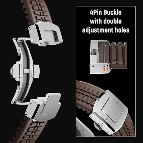 Brown T Luxury Paladin Sports Bands By Shopyholy Compatible For Apple Watch