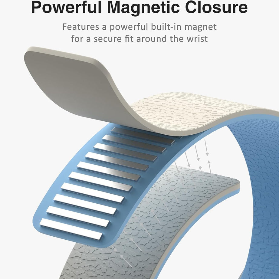Starlight Lavendar Premium Skin Friendly Magnetic Loop By Shopyholy Comaptible For Apple Watch