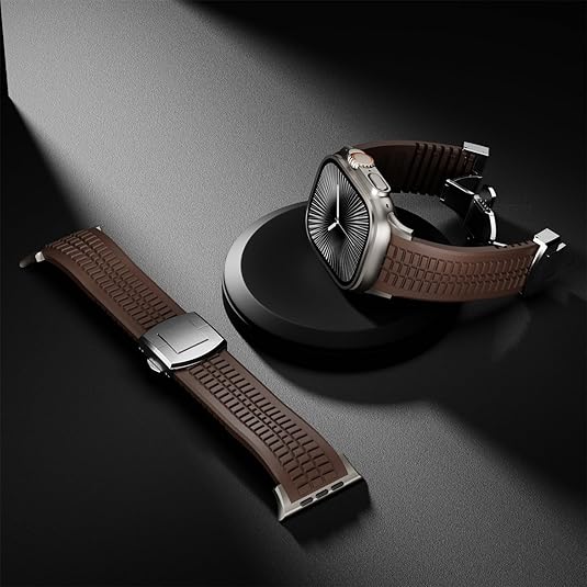 Brown T Luxury Paladin Sports Bands By Shopyholy Compatible For Apple Watch