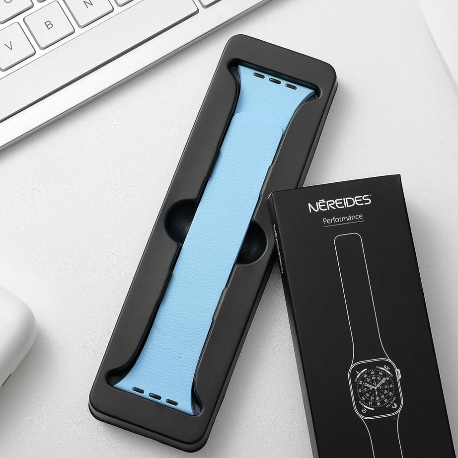 Lavendar Premium Skin Friendly Magnetic Loop By Shopyholy Comaptible For Apple Watch