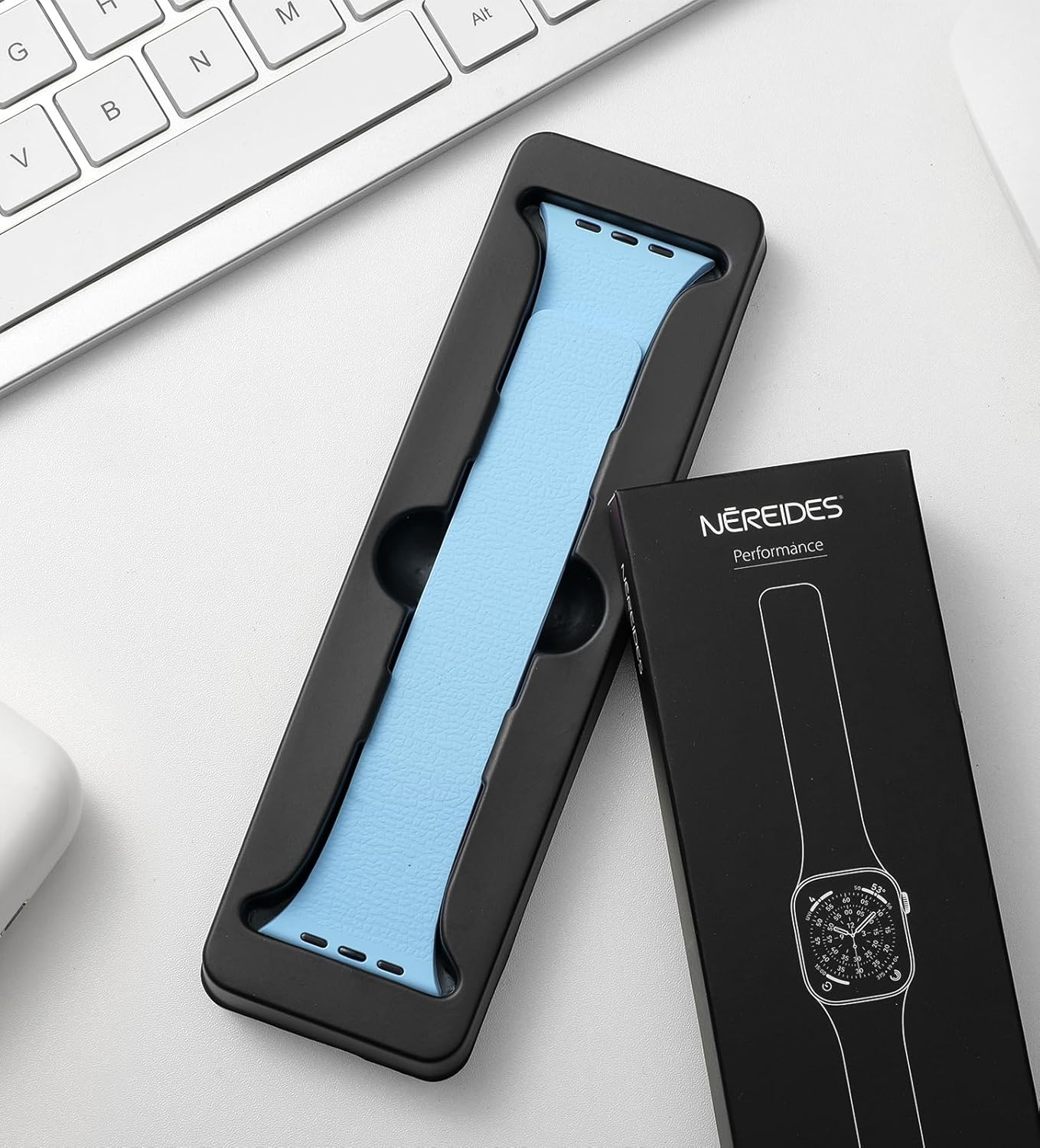 Lavendar Premium Skin Friendly Magnetic Loop By Shopyholy Comaptible For Apple Watch