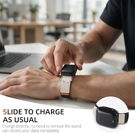 Starlight Luxury Leather Nylon Navigator Band Compatible for WHOOP 5.0