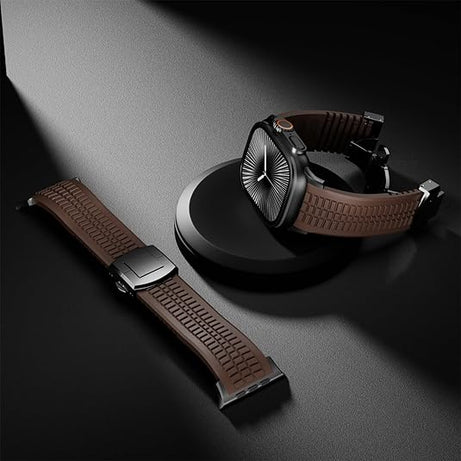 Brown B Luxury Paladin Sports Bands By Shopyholy Compatible For Apple Watch