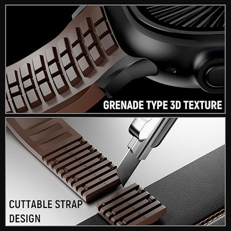 Brown B Luxury Paladin Sports Bands By Shopyholy Compatible For Apple Watch