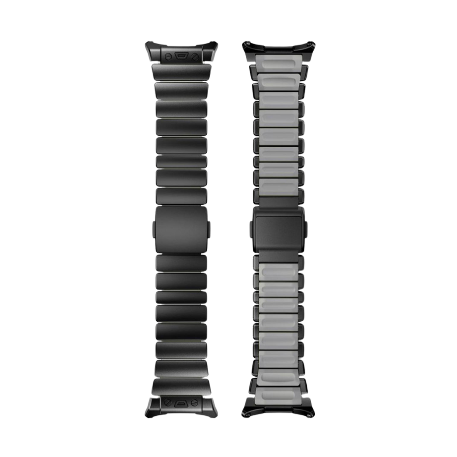 Black Grey Luxury Ocean Titanium Band for Samsung Galaxy Watch Ultra 47mm