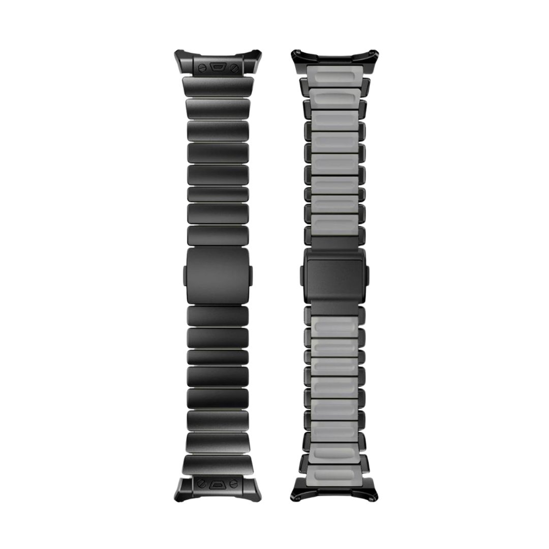Black Grey Luxury Ocean Titanium Band for Samsung Galaxy Watch Ultra 47mm