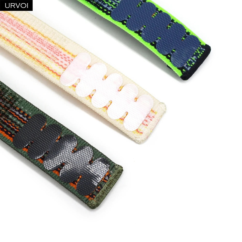 Sequoia Orange Nike Nylon Sports Bands By Shopyholy Compatible For iWatch