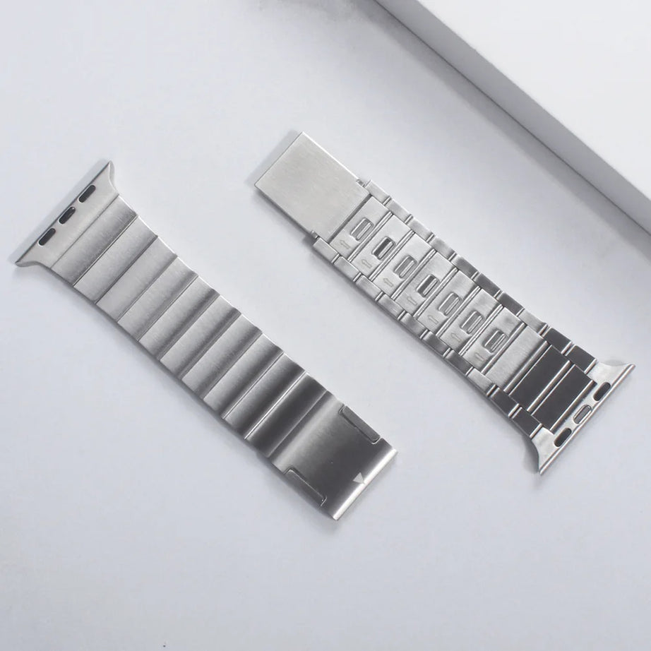 Silver Magnetic Lock Straps By Shopyholy For iWatch