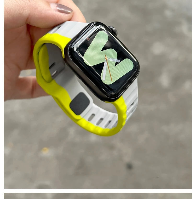 Volta Strike Premium Silicone Sports Bands By Shopyholy Compatible For iWatch