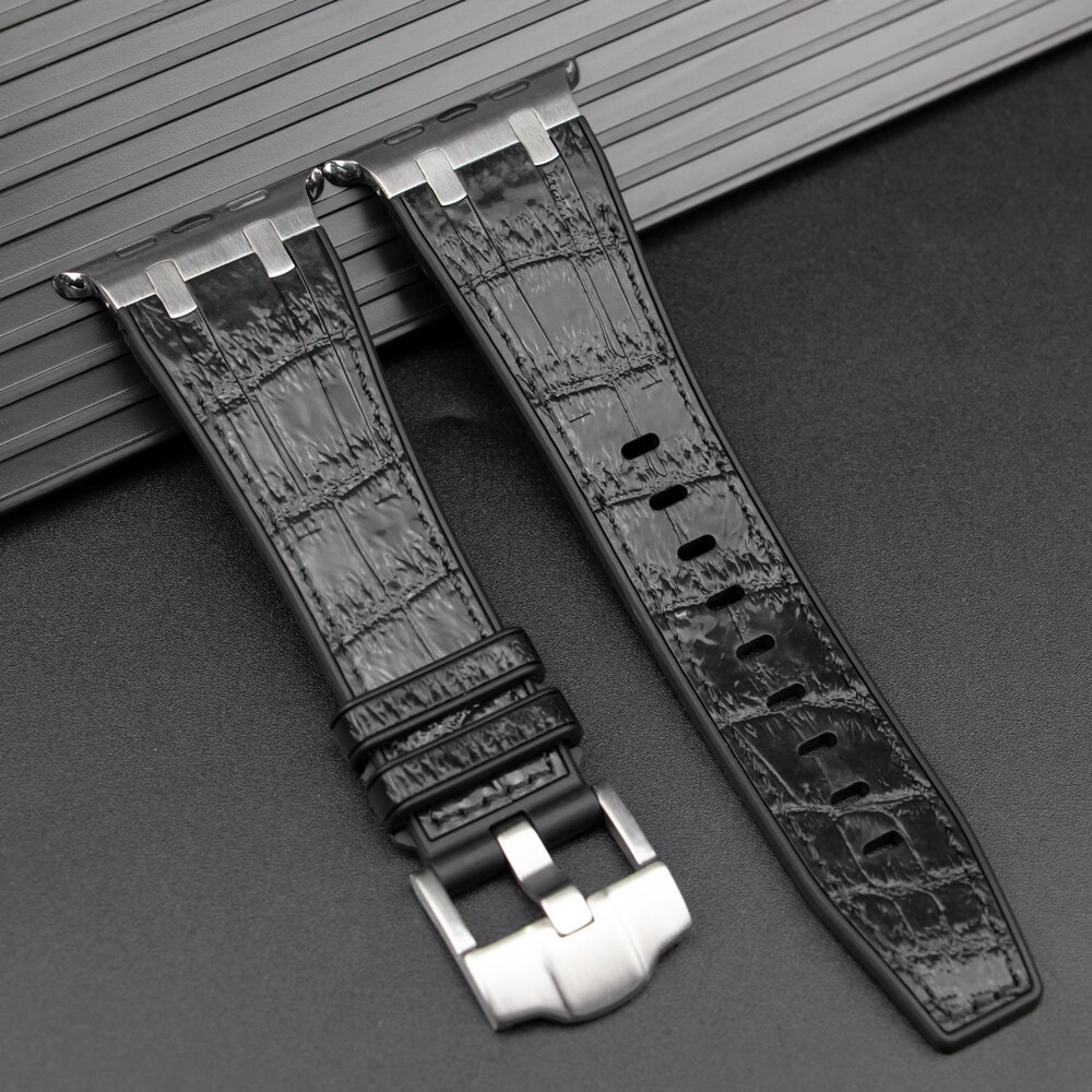 Luxury G-Shock Edition Crocodile Style Sports Bands By Shopyholy Comaptible For iWatch