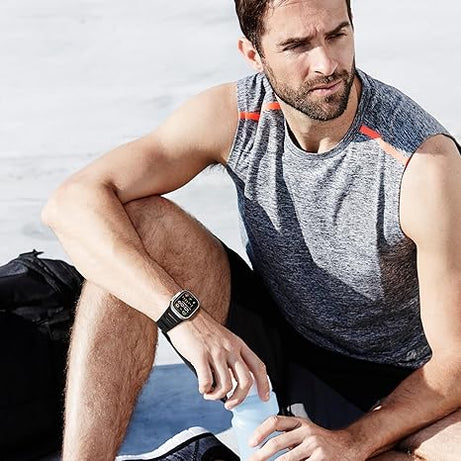 Black Premium Ultra Silicone Sports Bands By Shopyholy Compatible For Apple Watch