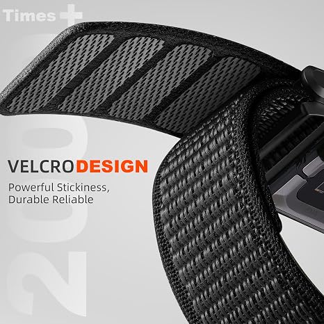 Black Luxury Leather Nylon Navigator Band Compatible for WHOOP 5.0