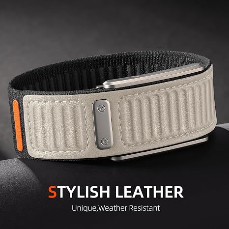 Starlight Luxury Leather Nylon Navigator Band Compatible for WHOOP 5.0