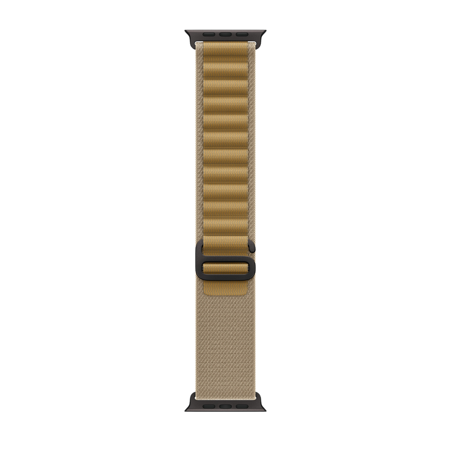 Tan B Premium Alpine Loop Strap By Shopyholy Compatible For iWatch