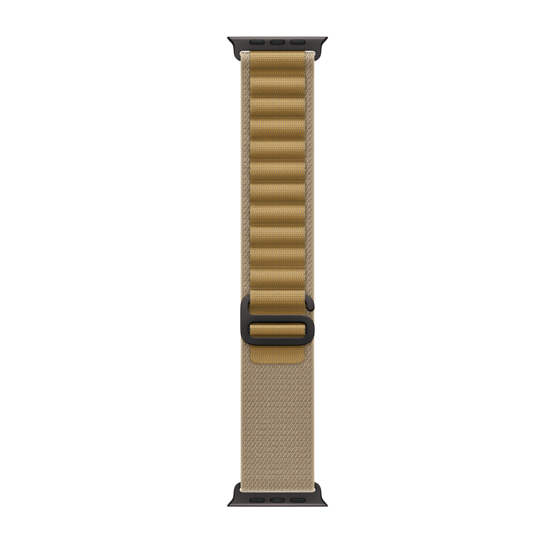 Tan B Premium Alpine Loop Strap By Shopyholy Compatible For iWatch