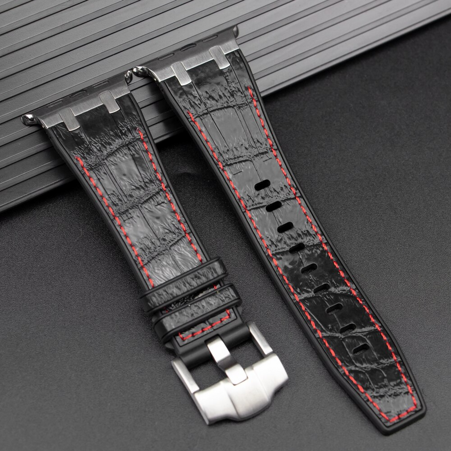 Luxury G-Shock Edition Crocodile Style Sports Bands By Shopyholy Comaptible For iWatch