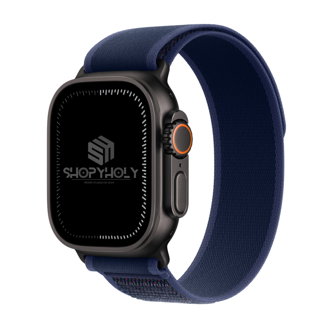 Blue B Premium Trail Loop Strap By Shopyholy Compatible For iWatch