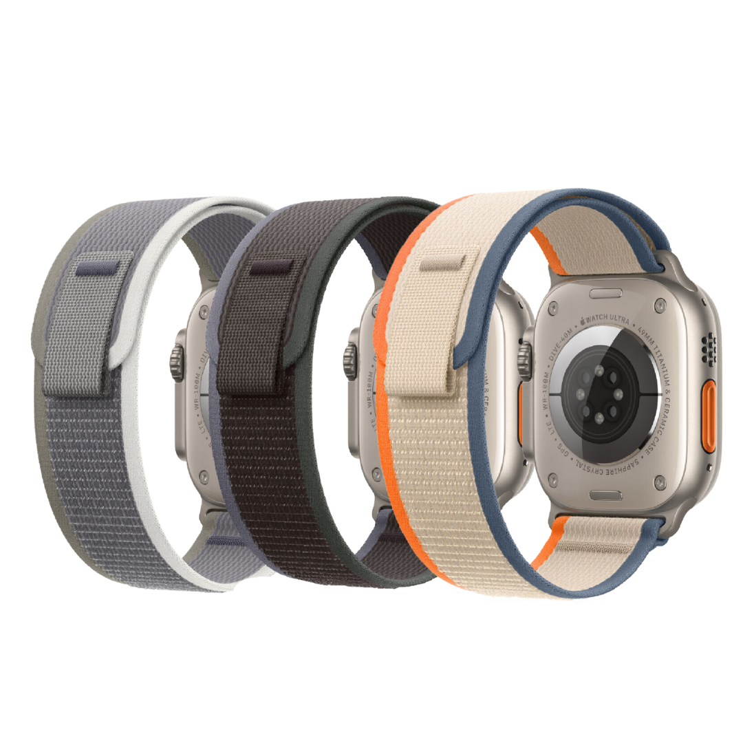 Orange Beige Premium Trail Loop Strap By Shopyholy Compatible For iWatch