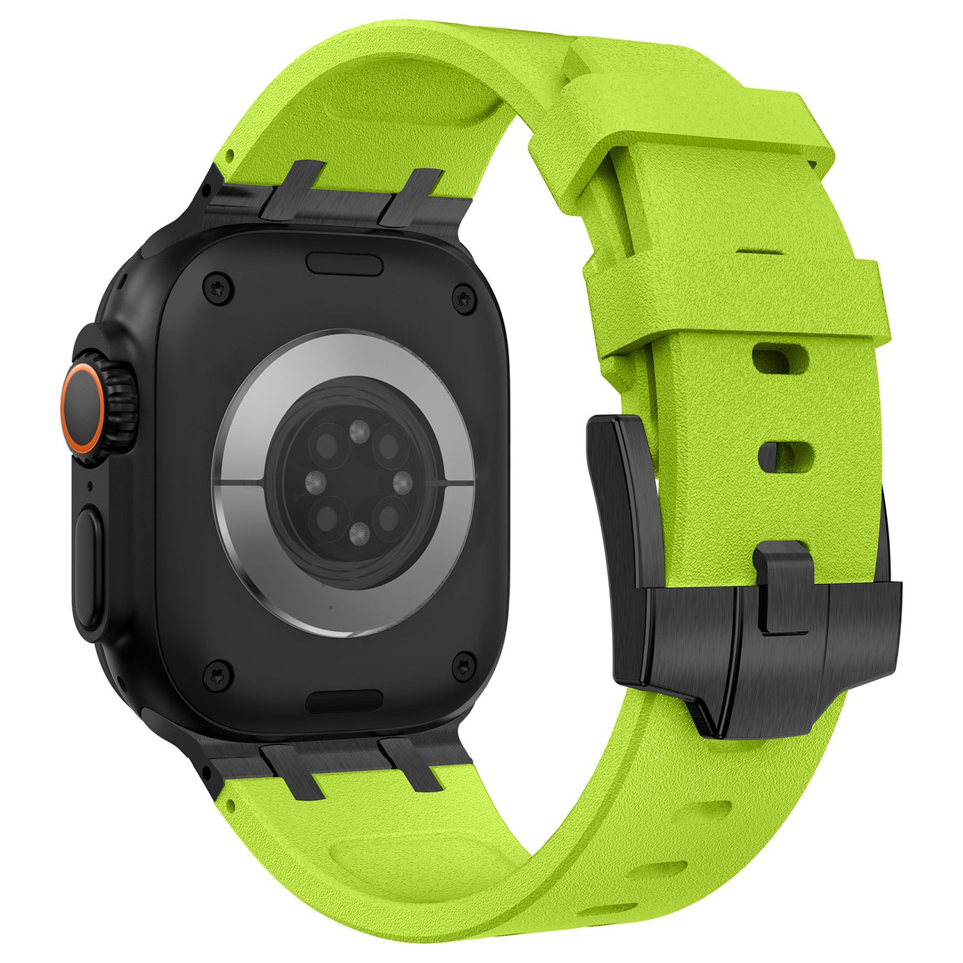 Neon Green B Luxury G-Shock Edition Sports Bands By Shopyholy Comaptible For iWatch (Copy)