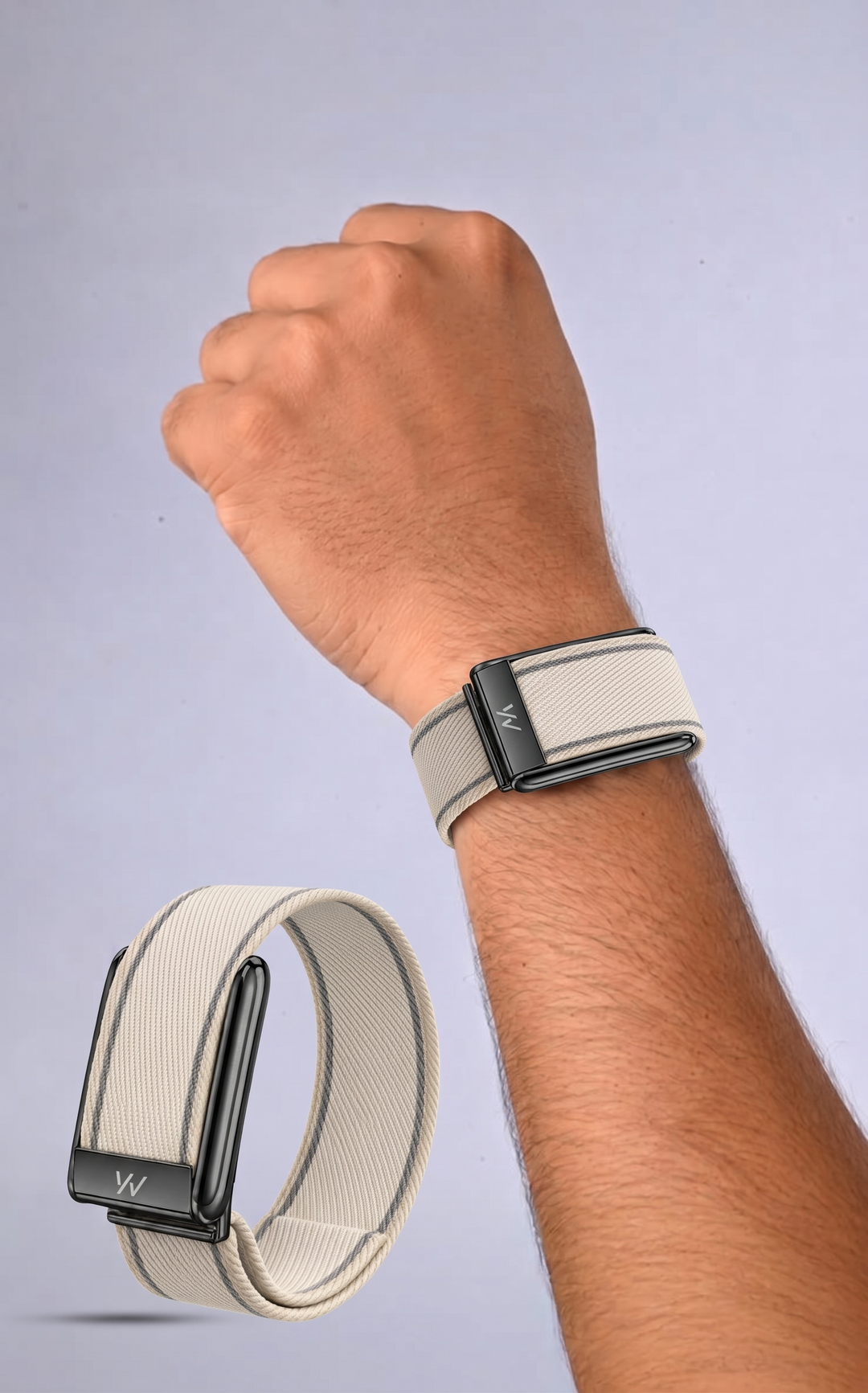 Starlight B Braided Nylon Glow Edge Striped Band For Whoop 5.0 Mg Peak