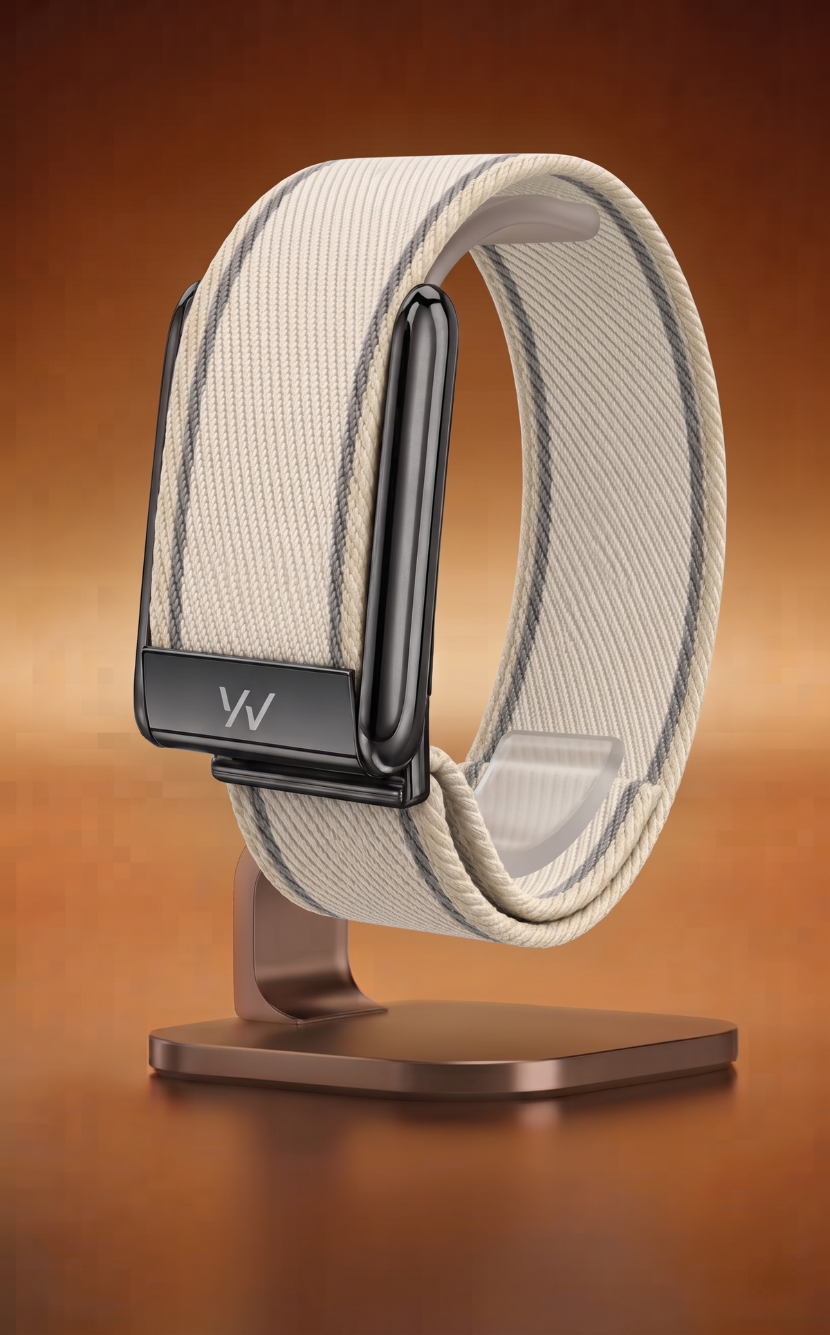 Starlight B Braided Nylon Glow Edge Striped Band For Whoop 5.0 Mg Peak