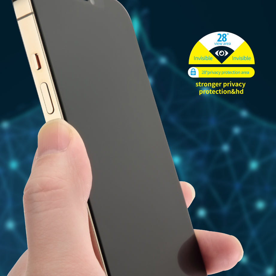 Premium Privacy Matte Series 2.5 D Tempered Glass By Shopyholy Compatible for iPhone