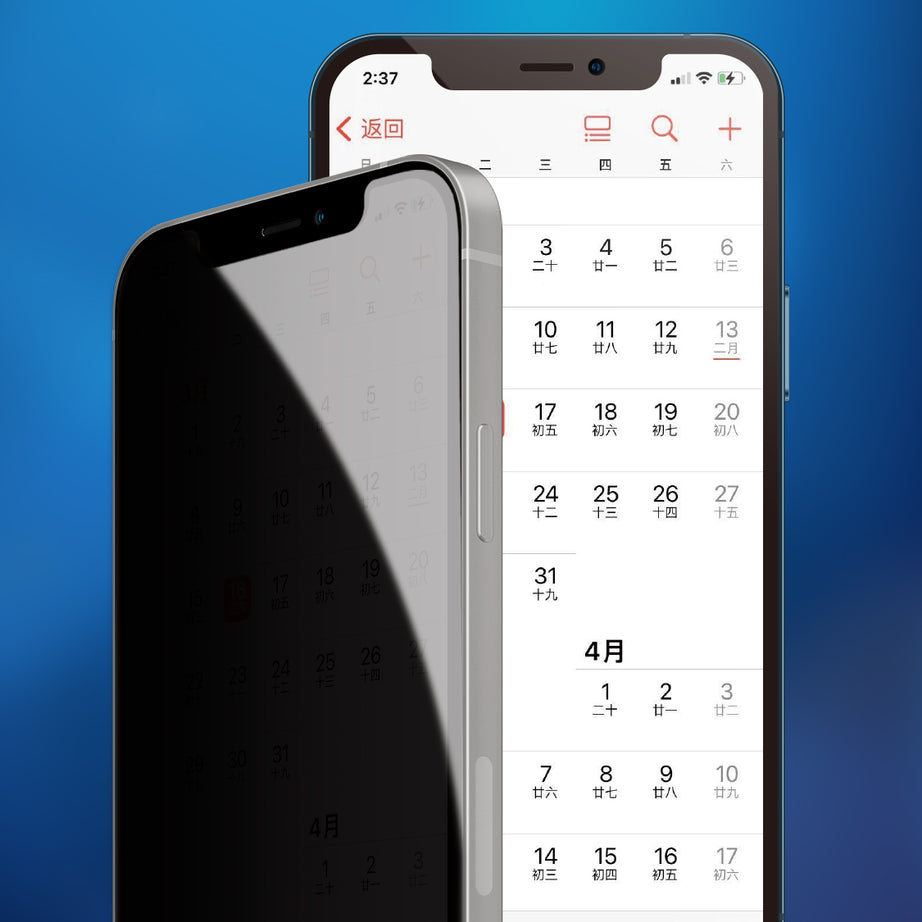 Premium Privacy Matte Series 2.5 D Tempered Glass By Shopyholy Compatible for iPhone