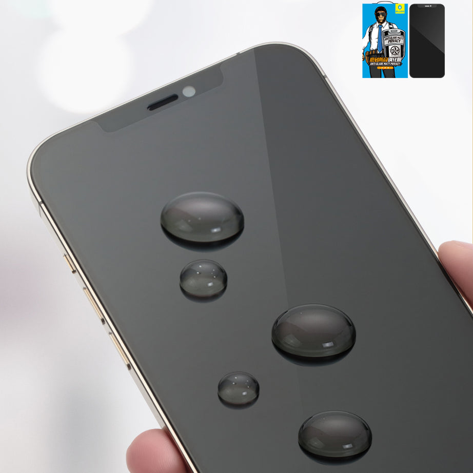 Premium Privacy Matte Series 2.5 D Tempered Glass By Shopyholy Compatible for iPhone