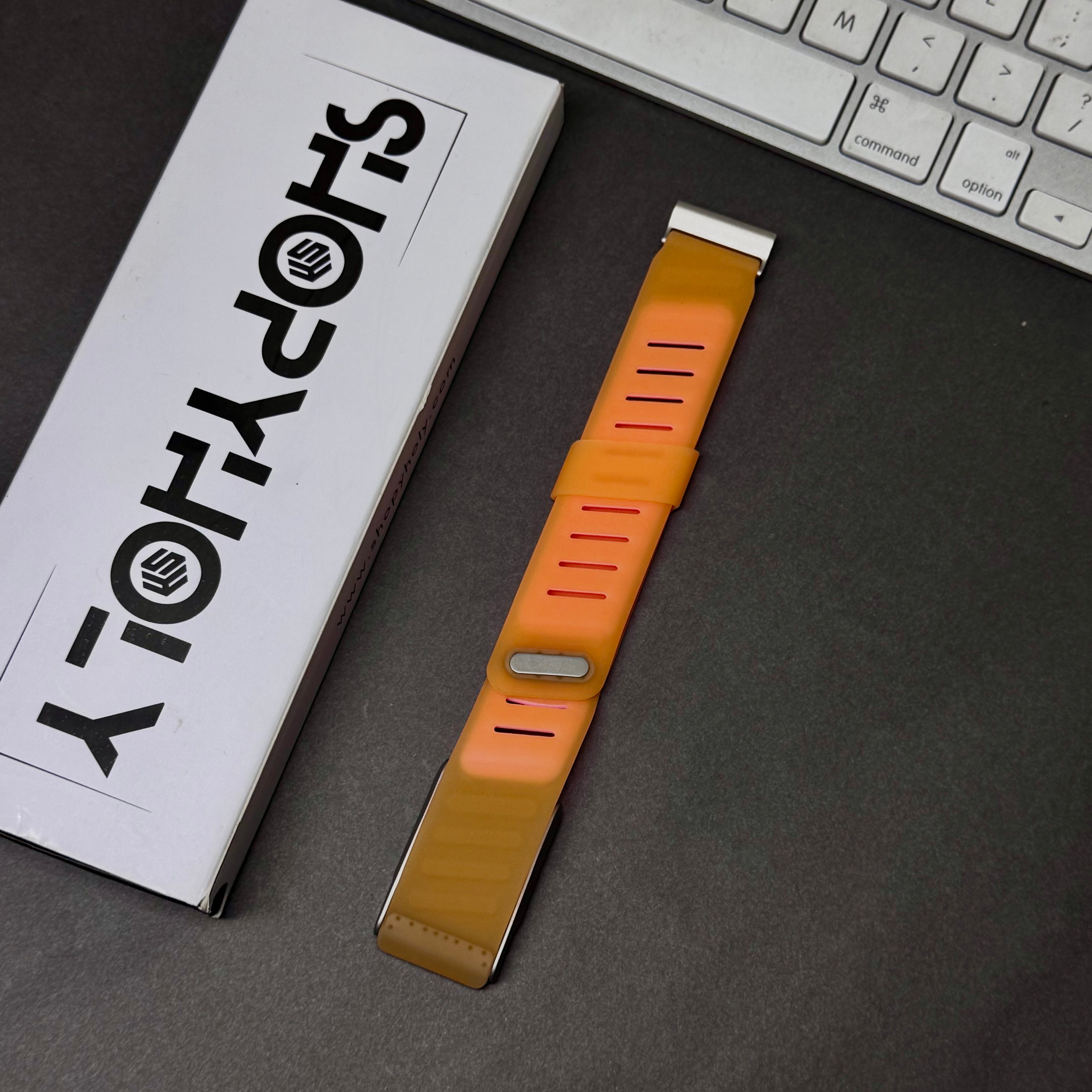 Luxury Transparent Fog Silicone Sports Band – Breathable & Adjustable Whoop 5.0 MG LIFE