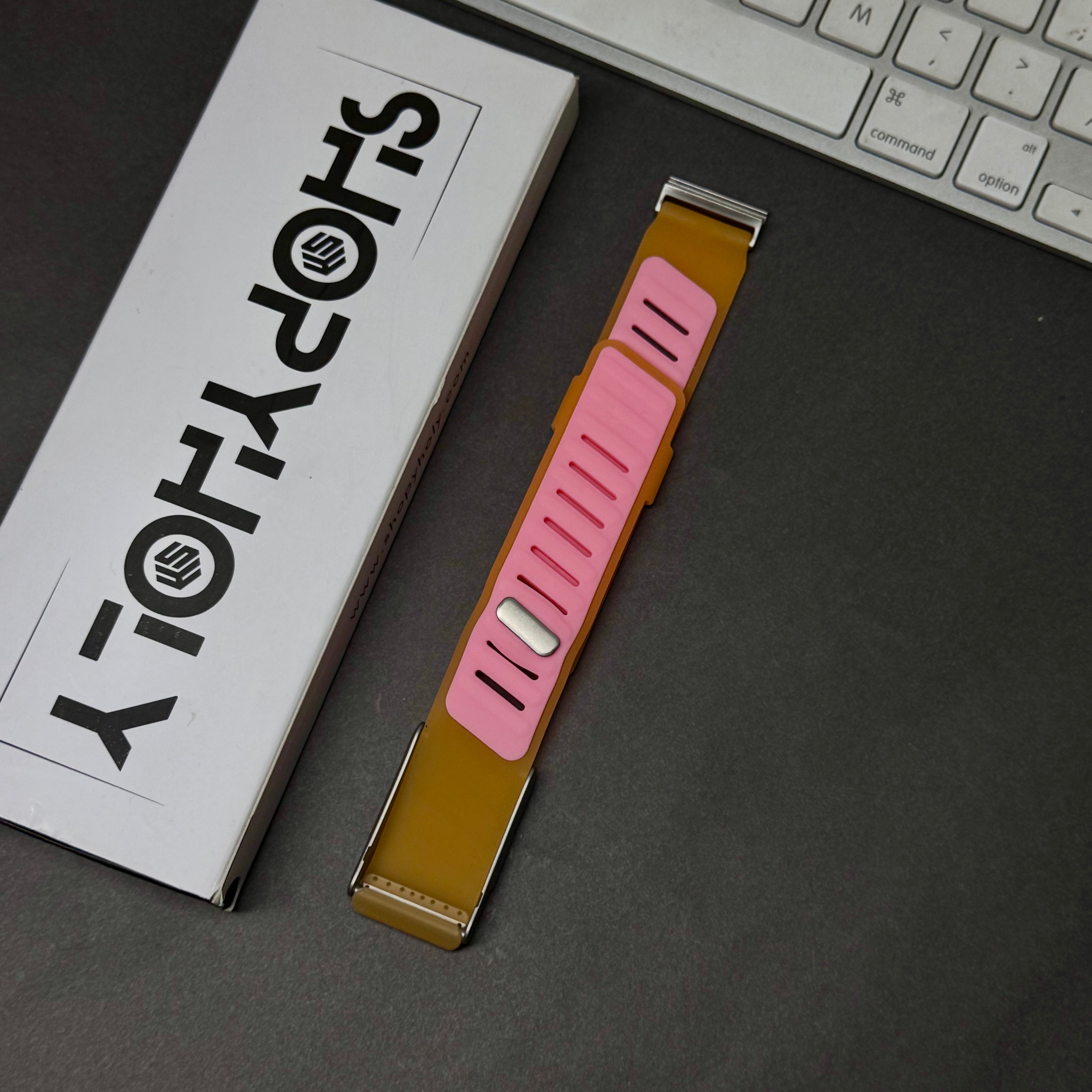 Luxury Transparent Fog Silicone Sports Band – Breathable & Adjustable Whoop 5.0 MG LIFE
