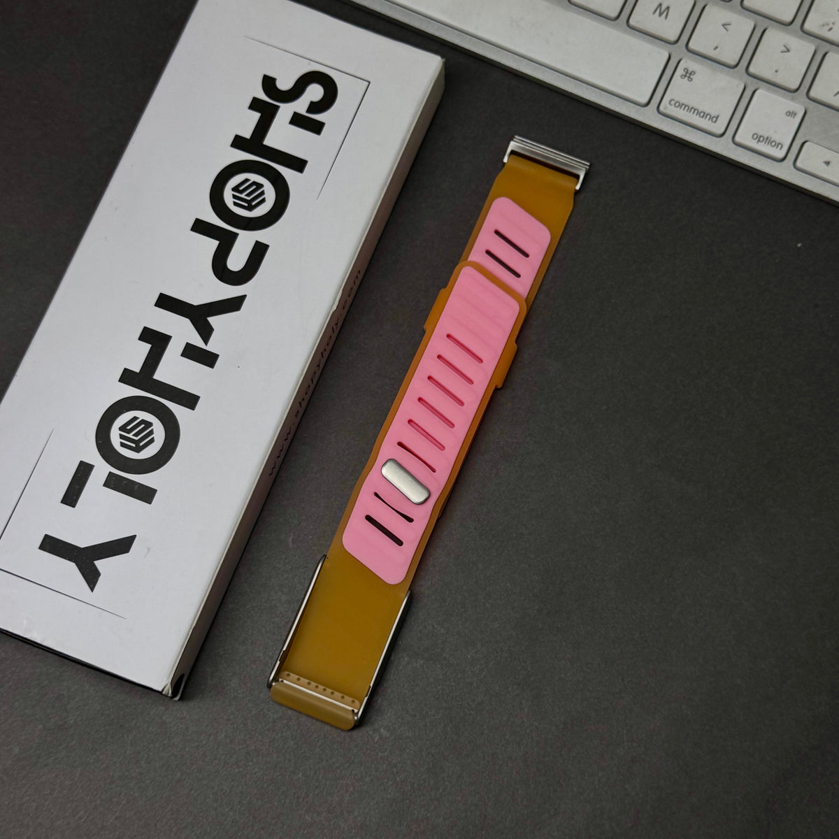 Luxury Transparent Fog Silicone Sports Band – Breathable & Adjustable Whoop 5.0 MG LIFE