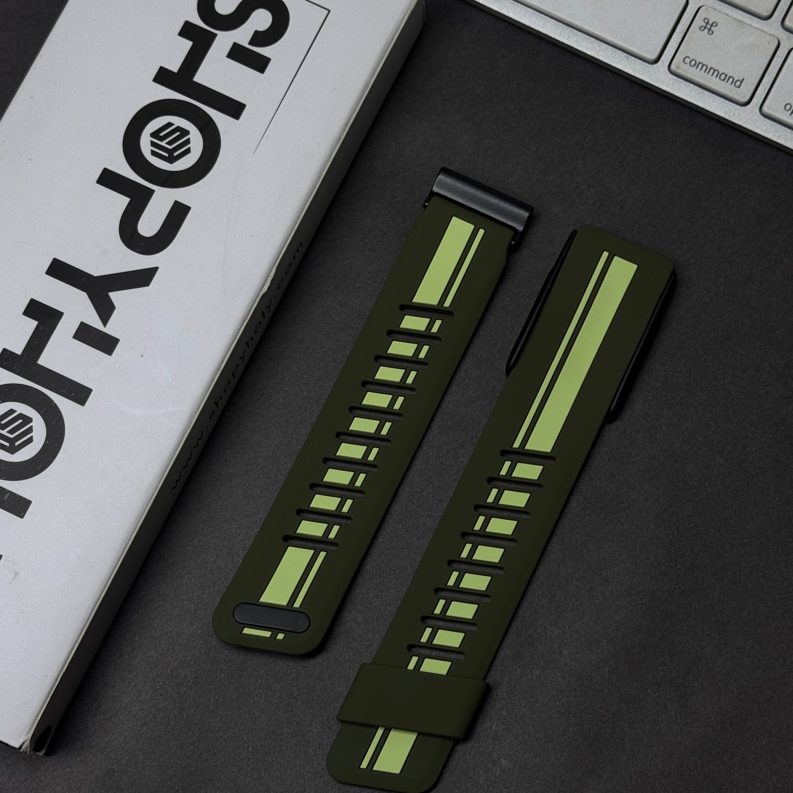 Luxury Dual Shade WHOOP 5.0 MG LIFE Silicone Sport Band