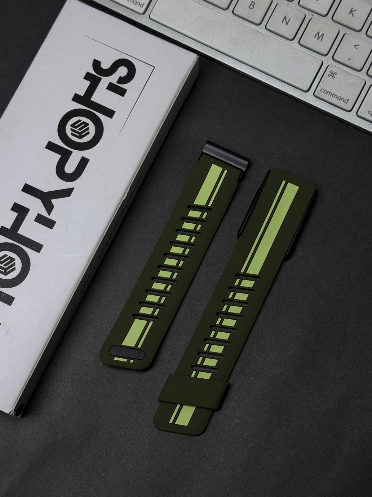 Luxury Dual Shade WHOOP 5.0 MG LIFE Silicone Sport Band